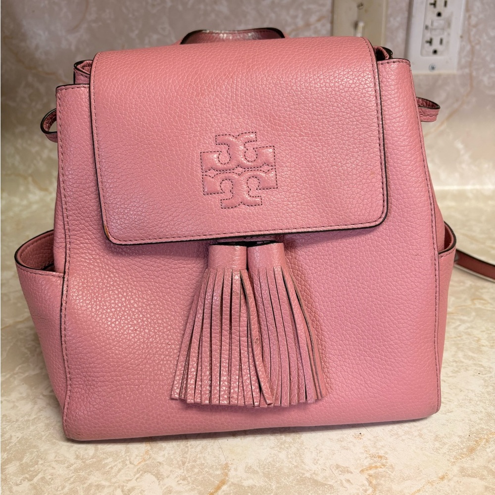 Tory Burch Pink Backpack - image 1